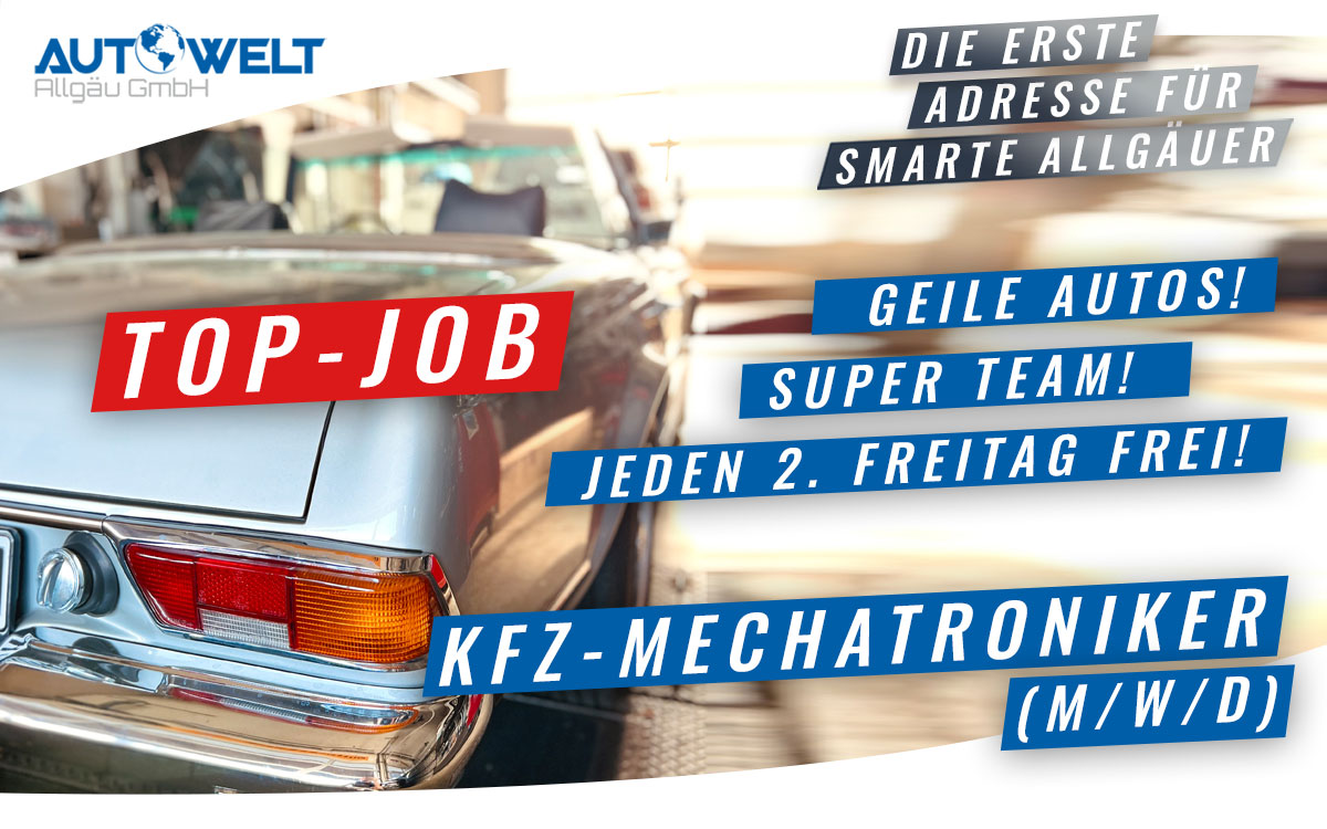 KFZ-Mechatroniker (m/w/d) Autowelt Allgäu GmbH, Seeg